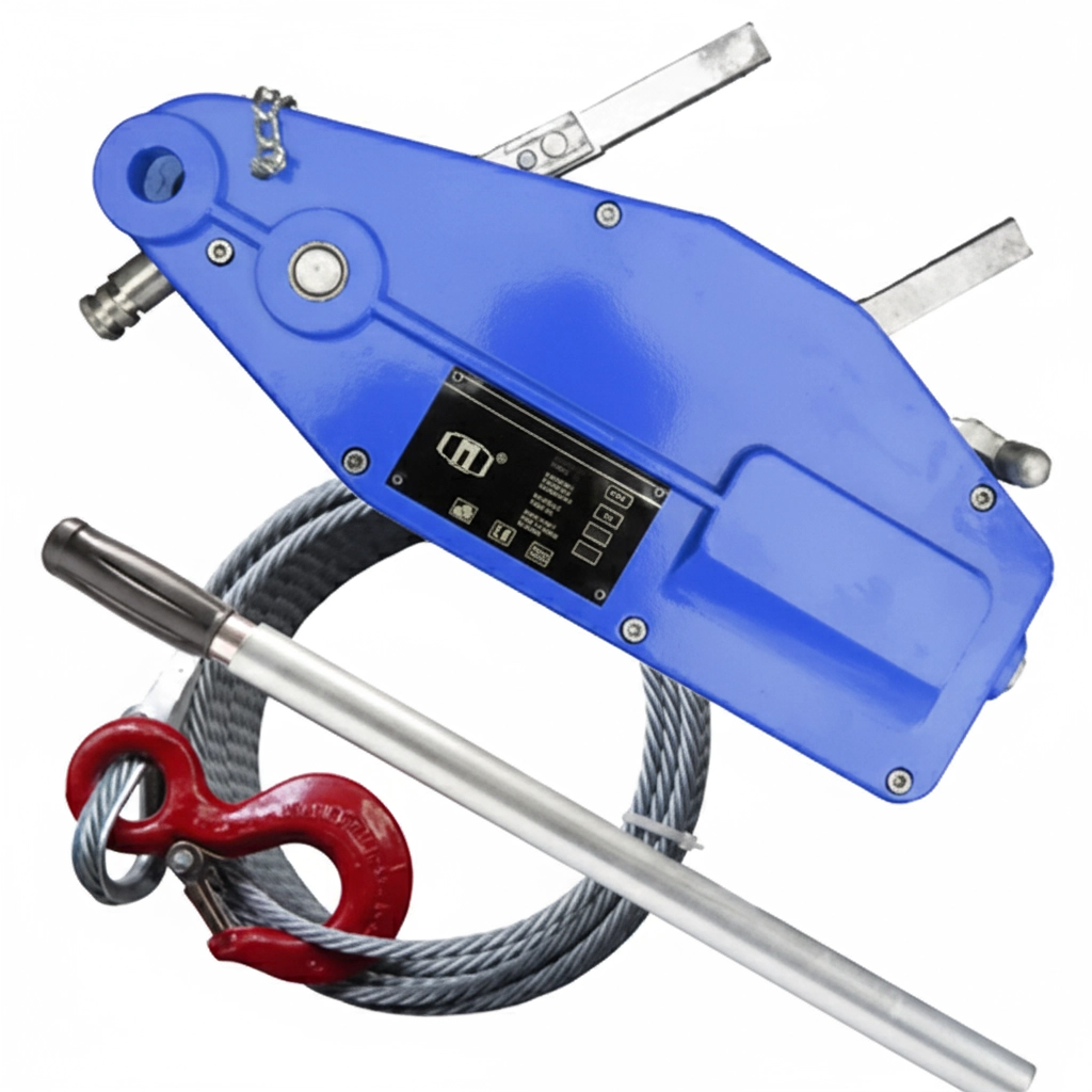Лебедка ручная рычажная тросовая МТМ 1,6т 12м