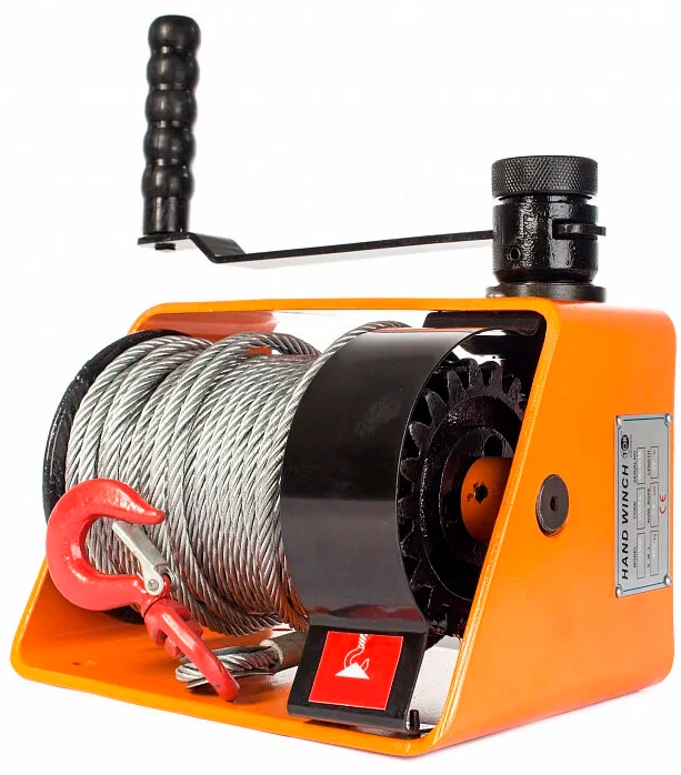 Лебедка ручная червячная VS-0,5т 25м